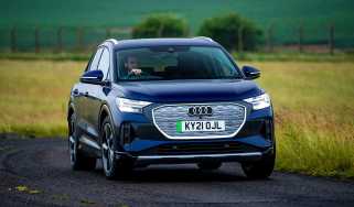 Used Audi Q4 e-tron - front cornering